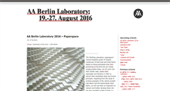 Desktop Screenshot of berlin.aaschool.ac.uk