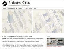 Tablet Screenshot of projectivecities.aaschool.ac.uk